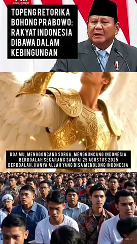 Topeng Retorika Bohong Prabowo: Rakyat Indonesia Dibawa dalam Kebingungan Oleh Christovita Wiloto Chairman Strategic Indonesia