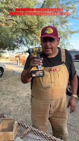 BATERÍAS COMPATIBLES DEWALT #herramientas #baterias #compatible #dewalt #tiktokshop 
