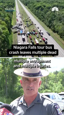 A tour bus returning to New York City from Niagara Falls crashed Friday, killing and injuring multiple people, police said. #newyork #niagarafalls #crash #nbcct