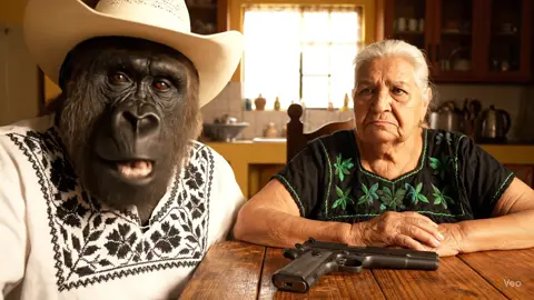 viernes y la abuela anda de malas raza! #parati #fyp #ai #abuela #gorilla 