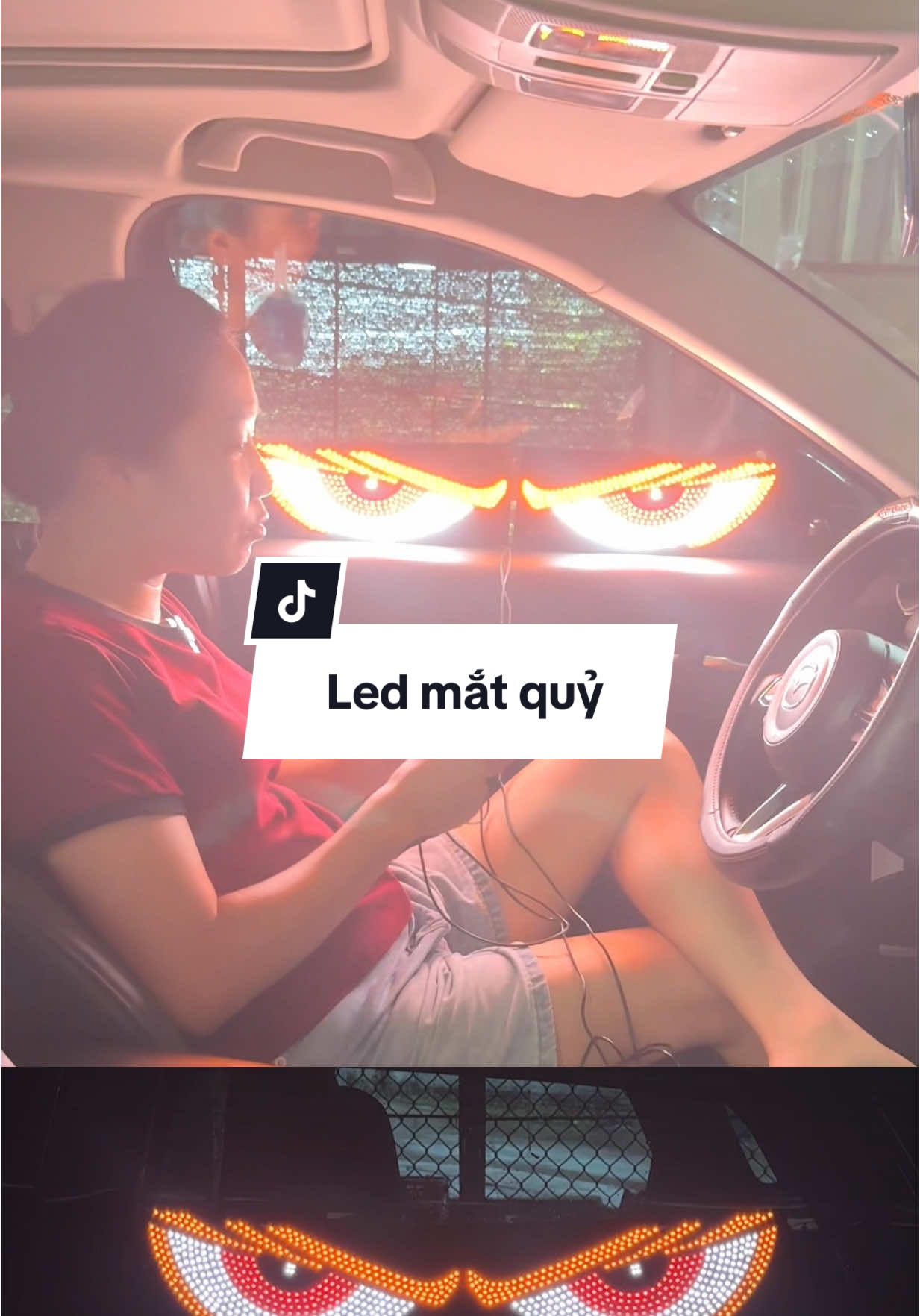 Led mắt quỷ độ xe siêu ngầu #ledmatquy #ledmatquydoimauxehoi #leddoxe 
