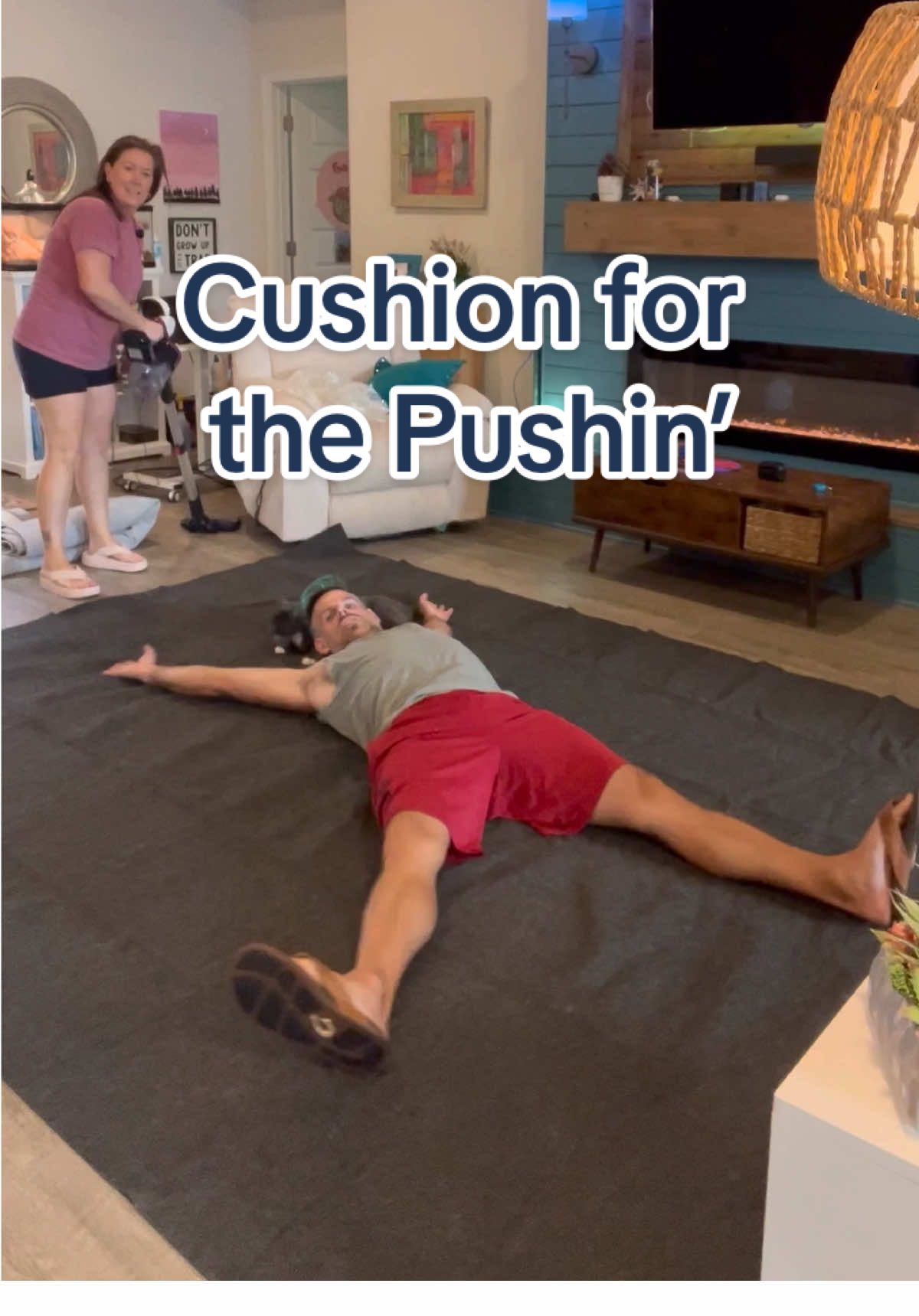 honestly needed this sooner! and the BEST price anywhere! 😲 . . #carpetpadding #rugpadding #vevor #vevortools #slipresistantrugpad @Vevor_US 
