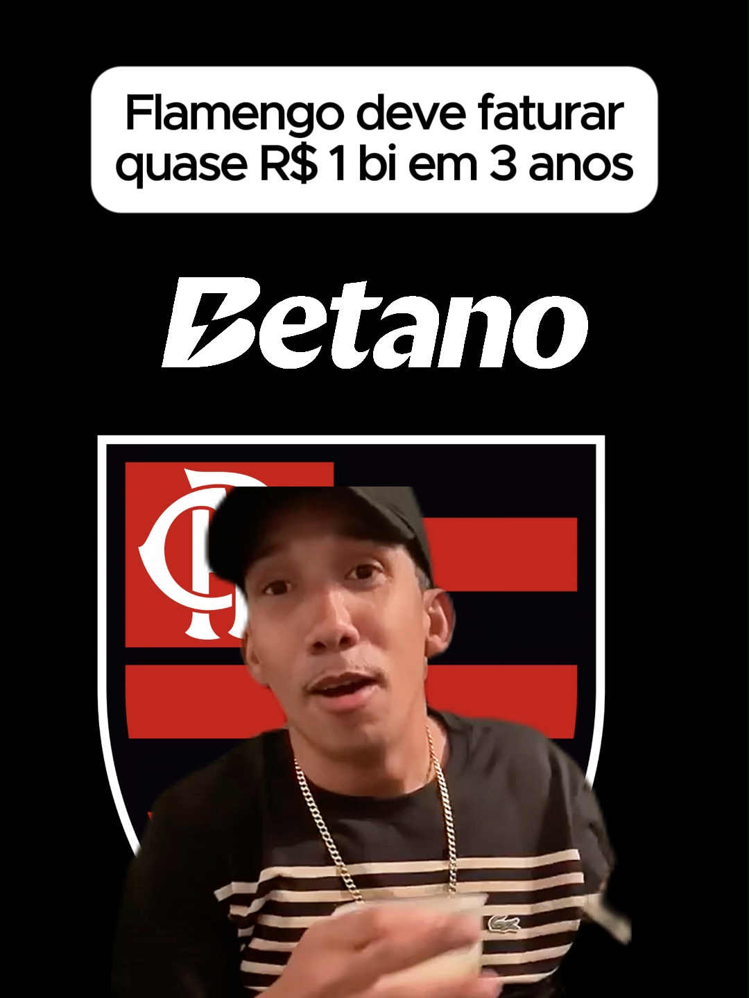 Quase R$ 1 bi em 3 anos #flamengo #mengo #mengao #betano #patrocinio #patrocinador