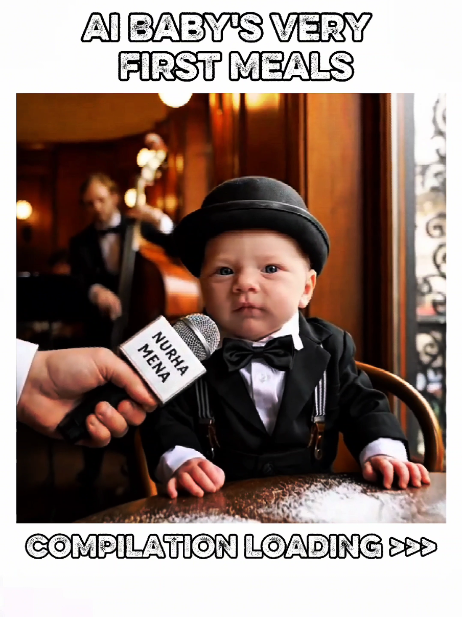 Ai Baby's Very First Meals. Share your thoughts and your favorite meals, other than these babies meals, and what are your most memorable meals when you're young or your most favorite meals until now? #babyai #aigenerated #funnybaby #baby #meals #ai 