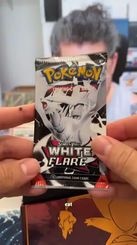 Pokémon Scarlet & Violet White Flare Booster Pack x1 Live Rip and Ship Premium Trading Cards with 10 Additional Game Cards