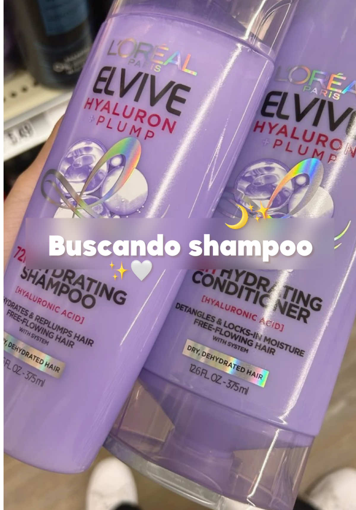 Amigas me fui a comprar el shampoo Elvive de L’Oréal de ácido hialurónico pero no sabía cuál elegir entre estos dos de L’Oréal elegir. Al final elegí la línea Elvive hydra hialurónico de L’Oréal ☁️✨ #elvivehydrahyaluronic #elviveloreal #shampooandconditioner #shampoohidratante #productosdesupermercado 