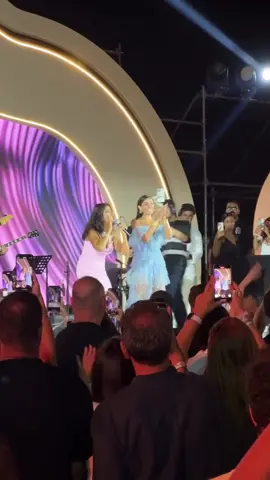 Ruby brought dina el sherbiny to the stage and what an iconic duo they lit up the stage!