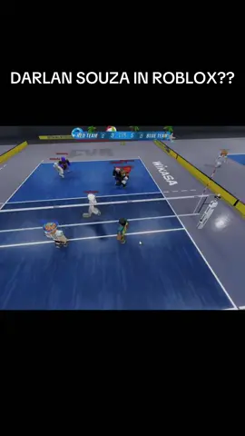 Darlan Souza in Roblox?? #volleyball #haikyuu #roblox #brazil 