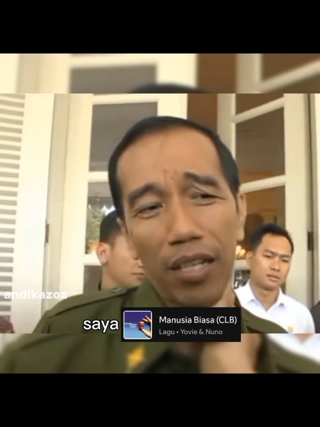 Jokowi juga manusia biasa #andikazoz #meme #liriklagu #manusiabiasa #akumemangmanusiabiasa 