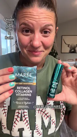 Marée under eye balm is so refreshing and perfect way for a youthful morning look. Features a 7-in-1 firmagen complex! Convenient and easy to use. I also love their under eye gels! Use them every morning. They have natural marine collagen and hyaluronic acid. Helps with puffiness fine lines and and dark circles. #maree #eyebalm #eyegel #skincare #facecare 
