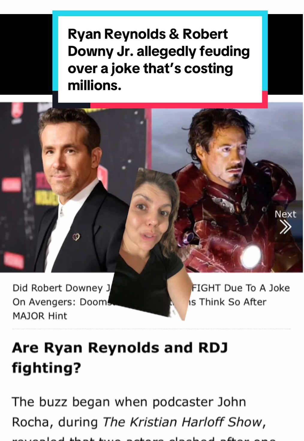 Ryan & Robert Downy Jr. allegedly feuding over a joke that’s costing millions. So who made the joke?  #robertdowneyjr  #ryanreynolds  #avengers  #celebrities  #celebritynews 