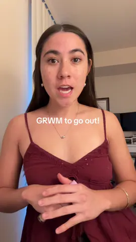 grwm to go outttt yay #college #student #goingout #grwm 