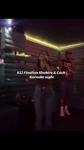 Shakira and Cach singing #fyp #LoveIsland #loveislanduk #shakirakhan #cachloveisland 