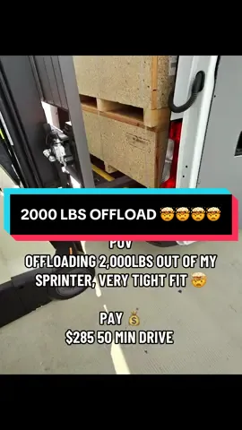 This one was tight, CHECK DIMS on the freight ! 🚐💨 #mateothefreightguy #cargovanbusiness #sprintervanbusiness #freight #business 