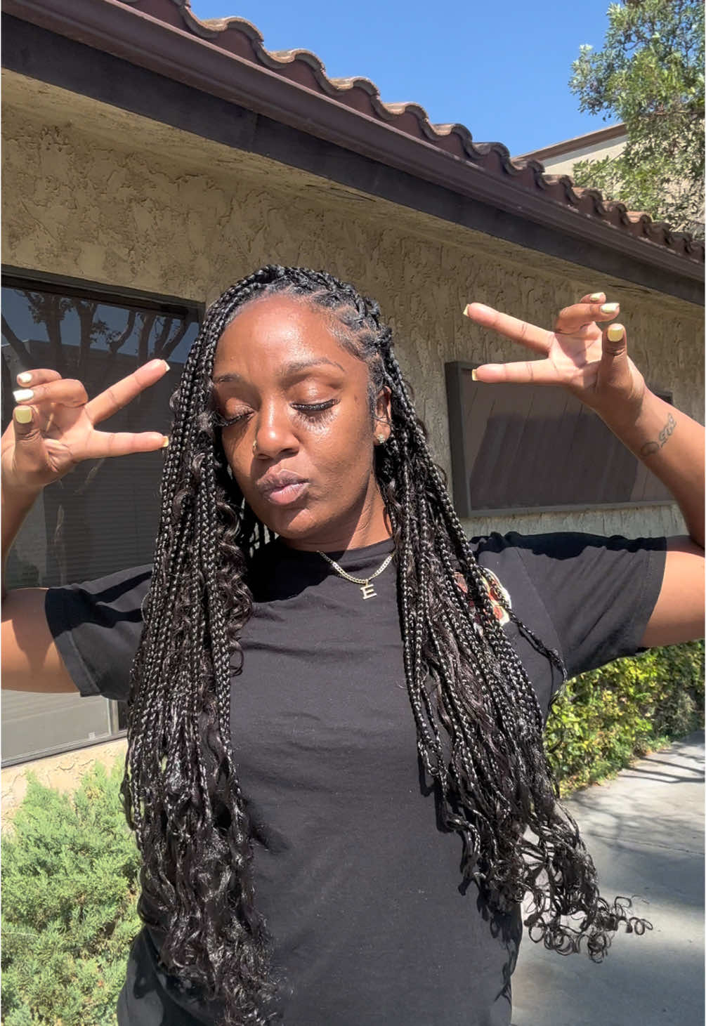 I love my braids 🫦😍 book with @Janaiya Hayes tell her NVY sent you⭐️ #fy #fypシ #viral #hair 