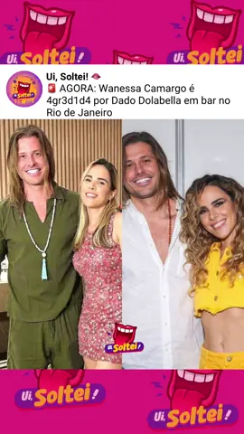 🚨AGORA: Wanessa Camargo teria sido 4gr3*d1d4 por Dado Dolabella em bar no Rio de Janeiro. De acordo com informações de Fábia Oliveira, tudo começou quando o cantor Luan Pereira mostrou um passo de dança para Wanessa e a segurou pela cintura. Dado, tomado pelo ciúmes, teria empurrado Luan, que caiu no chão. Em seguida, Dado também teria empurr4d0 a própria Wanessa. Ele foi retirado do local, enquanto a cantora retornou ao hotel acompanhada de um colega. Fontes ainda revelam que Dado tentou seguir Wanessa até o hotel, mas não conseguiu contato. A cantora teria orientado sua equipe a acionar a polícia contra o ator. GENTEEE 👀🔥 Sigam @uisoltei para mais notícias 🫦 (🎥 Reprodução: Internet)