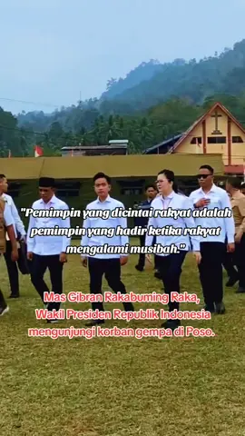 Mas Wapres ke Poso #fyp #gibranrakabuming #gibranrakabumingraka #wapres #indonesia 