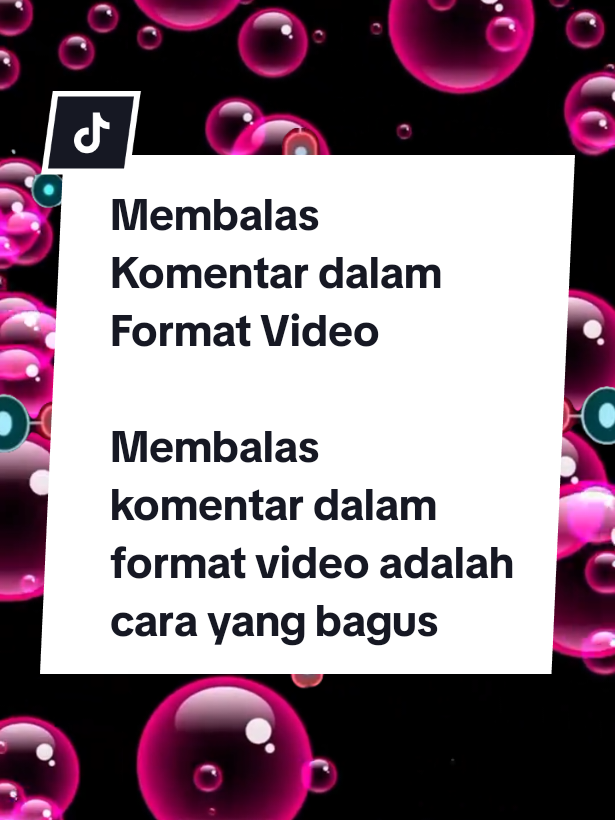 Membalas Komentar dalam Format Video Membalas komentar dalam format video adalah cara yang bagus untuk berinteraksi dengan audiensmu secara lebih personal dan kreatif yang pada akhirnya membantu membangun hubungan yang lebih kuat dengan pengikutmu.  Video memungkinkanmu untuk menyampaikan pesan secara lebih ekspresif, baik itu melalui ekspresi wajah, gestur, atau nada suara. Ini membuat penonton merasa lebih dekat denganmu. Selain itu, video balasan cenderung mendapatkan lebih banyak like, komentar, dan share dibandingkan teks biasa. Ini karena video lebih menarik dan mendorong penonton untuk berinteraksi. #tipsandtricks #tiktok 