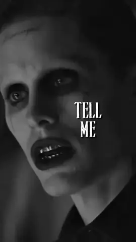 Tell me. #jokerlesson #jokerquotes #mutejoker 
