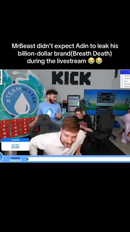 Adin just dropped his $1B brand “Breath Death” live and even MrBeast was stunned 😳🔥 #BreathDeath 💀🔥 #MrBeastReaction #AdinRoss #StreamerMoments #LivestreamChaos