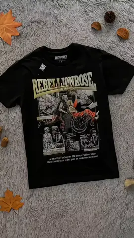 Kaos musik band Rebellion rose#kaos #4u #fyp #xybca #cepluxwkwk 