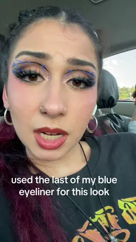 didn’t even finish smh #fyp #Eyeliner #graphiceyeliner #makeup 