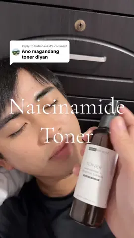 Replying to @tintinbasas1 for brighter and glowing skin ganda ng toner na to #naicinamidetoner #toner #tonerviral #dermorepubliqtoner 