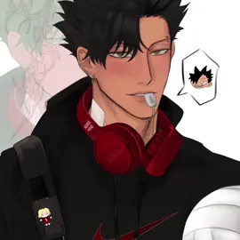 repost 🙂‍↕️🙂‍↕️ the first onez quality was bad sooo... #kurootetsurou #kuroo #haikyuu #fyp #trend 