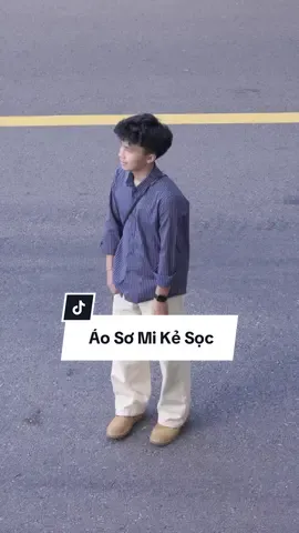Ê không nghĩ là con áo sơ mi kẻ sọc mặc đẹp như này mà có hơn trăm thôi đấy #ao #aosomi #somikesoc 