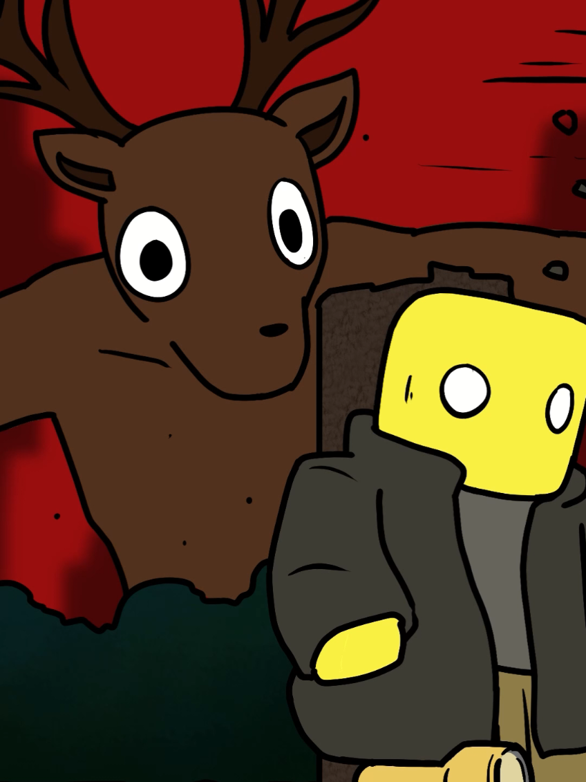 99 nights in the forest animation 🦌  #roblox #animation #순록 #99nightsintheforest #montagemxonada 