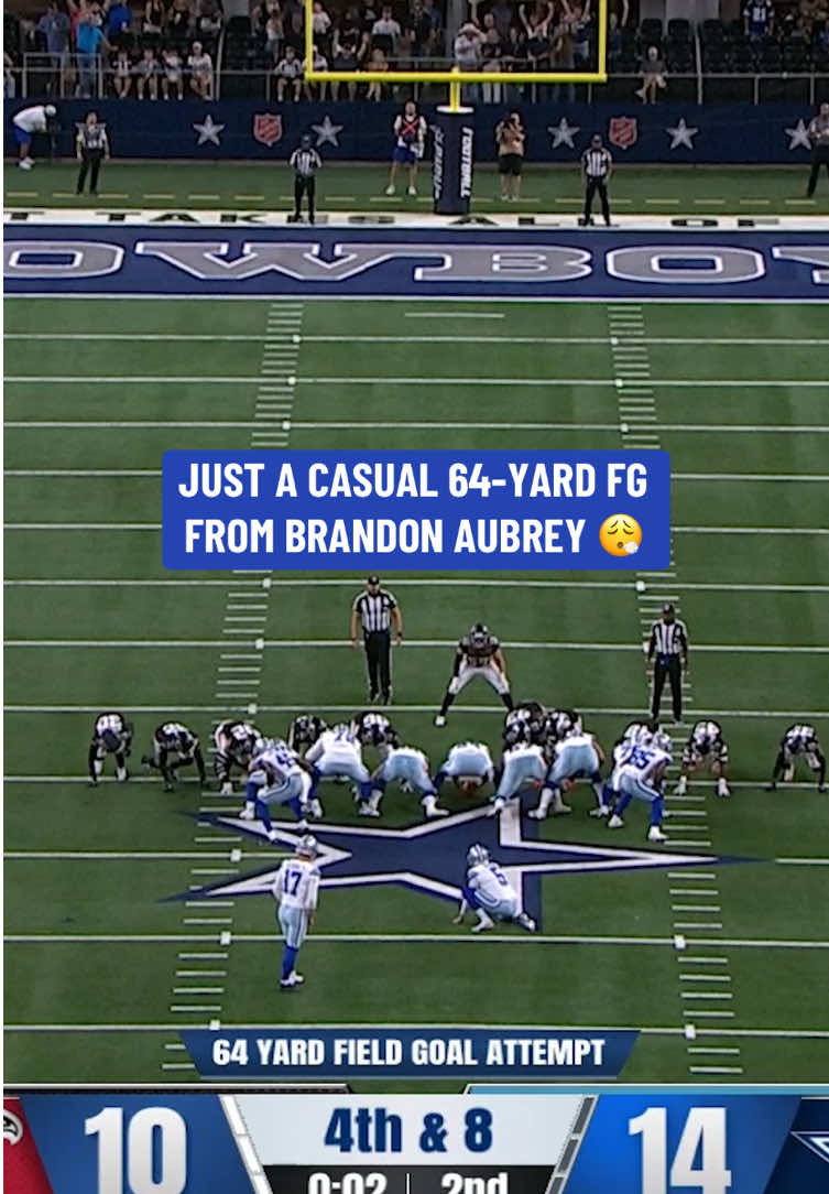 guy makes it look so effortless 😭 #brandonaubrey #dallascowboys #nfl @Dallas Cowboys 