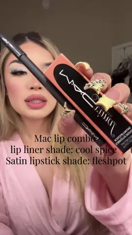 Mac lip combo🫦 #m #maclipcombo #maclipstick #maclipliner #macliplinercoolspice 