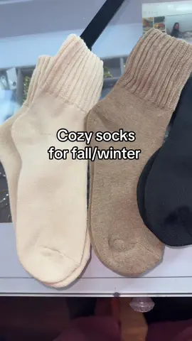These socks are perfect for the fall and winter  #socks #cozysocks #tiktokshoplabordaysale 