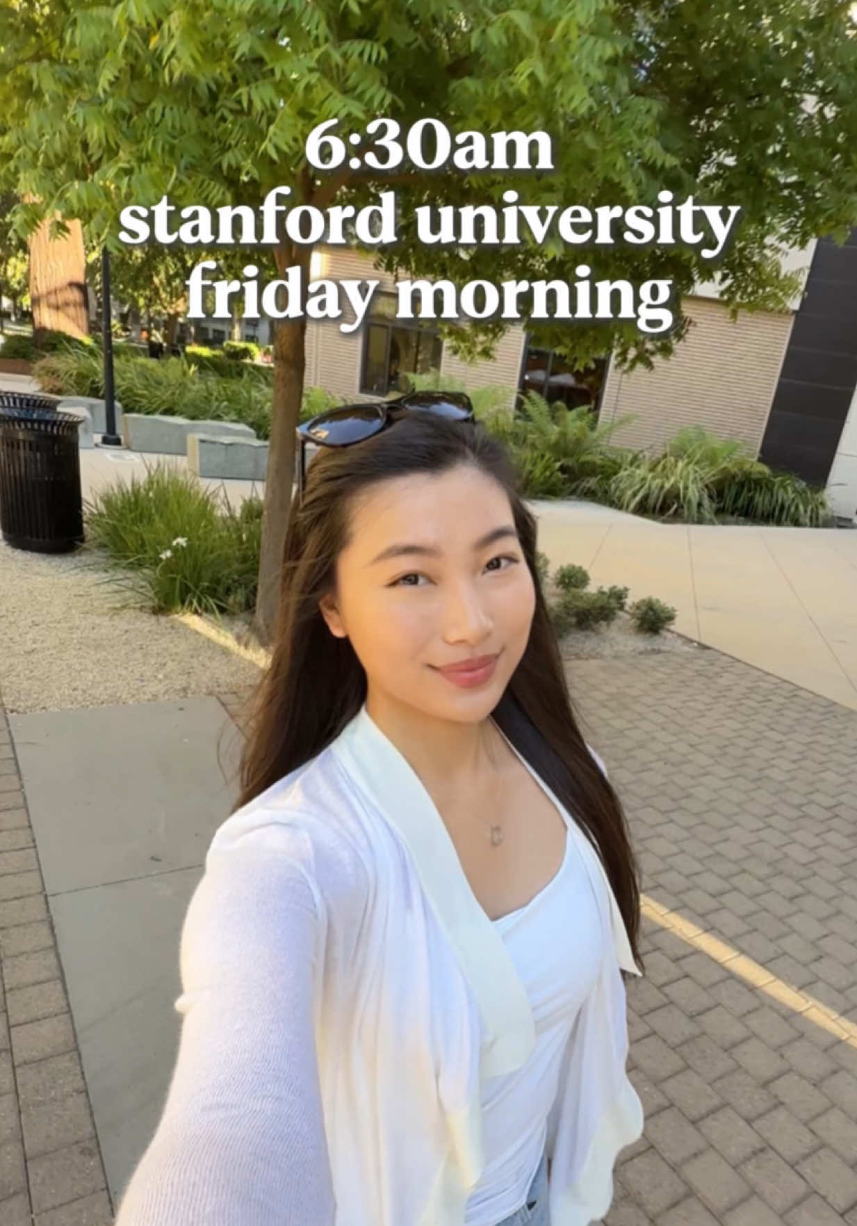 spend an early friday morning at stanford with me 🤍 #college #Vlog #motivation #studytok #discipline @Victoria’s Secret @Stanley Brand @alo @On @lululemon @BÉIS 