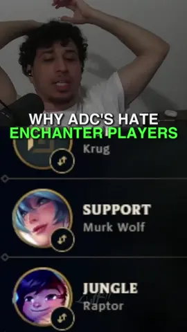 WHY ADC'S HATE ENCHANTER PLAYERS ⁉️📝#fyp #leagueoflegends #leaguecult 