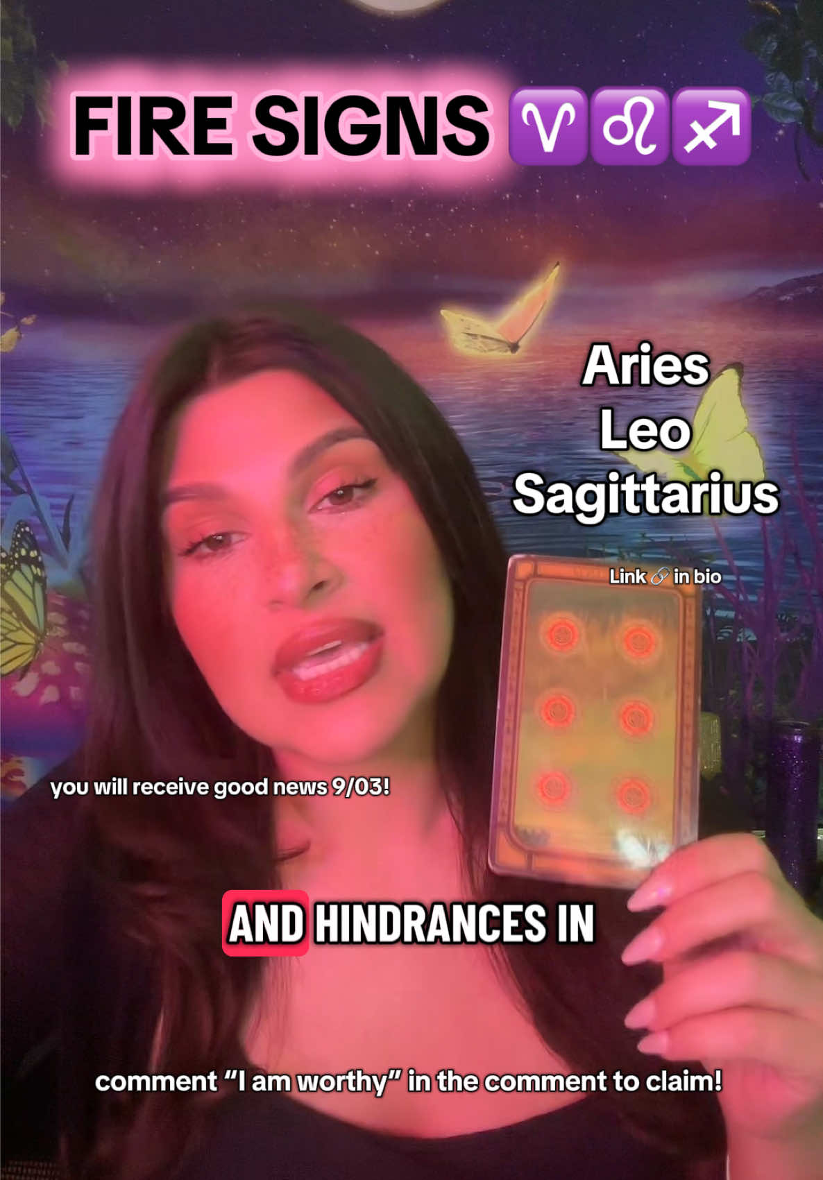 Take what resonates leave what doesn’t 💛 #firesigns #collectivereading #psychic #tarot #lovereading 