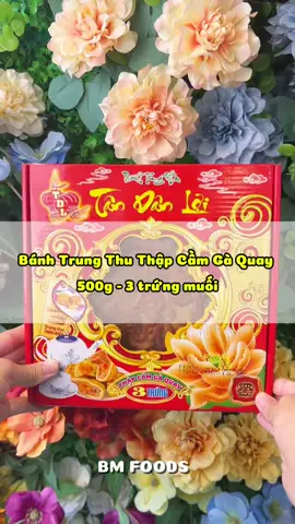 ✨🥮 Bánh trung thu thập cẩm gà quay Tân Dân Lợi - 3 trứng muối -500g phù hợp làm quà biếu tặng cho gia đình, đối tác 😍 hay ngồi cùng gia đình nhâm nhi trà bánh là hết ý luôn à nha 🥰  #bmfood #banhtrungthu #banhtrungthutandanloi #tiktokshopmall #phungtrungthu 