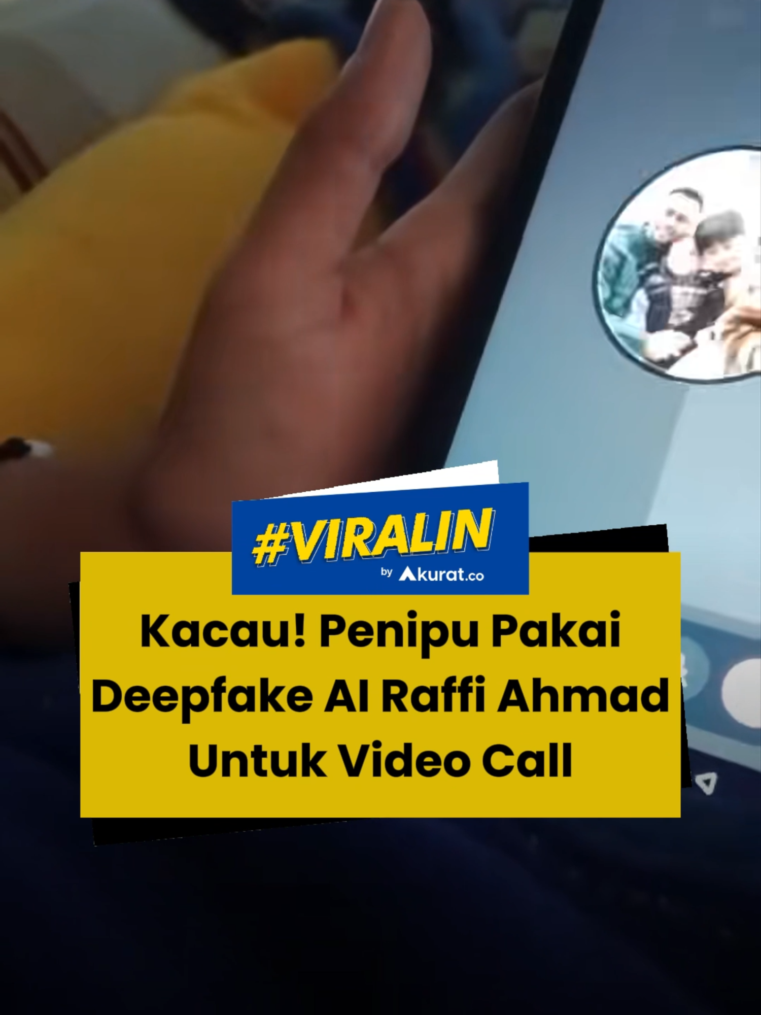 Tetap waspada, gengs! ⚠️ Penipu tersebut beraksi dengan mengklaim telah mengundi sang calon korban sebagai pemenang hadiah besar. Agar lebih meyakinkan, penipu itu juga menambahkan nasihat religius untuk korban. Penipu kemudian mengarahkan korban untuk melanjutkan komunikasi lewat pesan di WhatsApp. Fenomena penipuan dengan menggunakan AI dari figur artis semakin marak dilakukan. Masyarakat harus fokus apabila dihadapkan dengan situasi itu. Sebab, tak sedikit pula penipu yang mengatasnamakan suatu instansi dan memberikan kabar buruk lalu meminta uang. 🎥: TIkTok/depianadepi. #viral #deepfake #ai #penipu #penipuan #raffiahmad #artis #akuratco