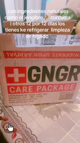 Limpieza de hígado curcuma jengibre los tomas por las mañanas con jugo de naranja #whole #gngr#labs #curcuma #jengibre 