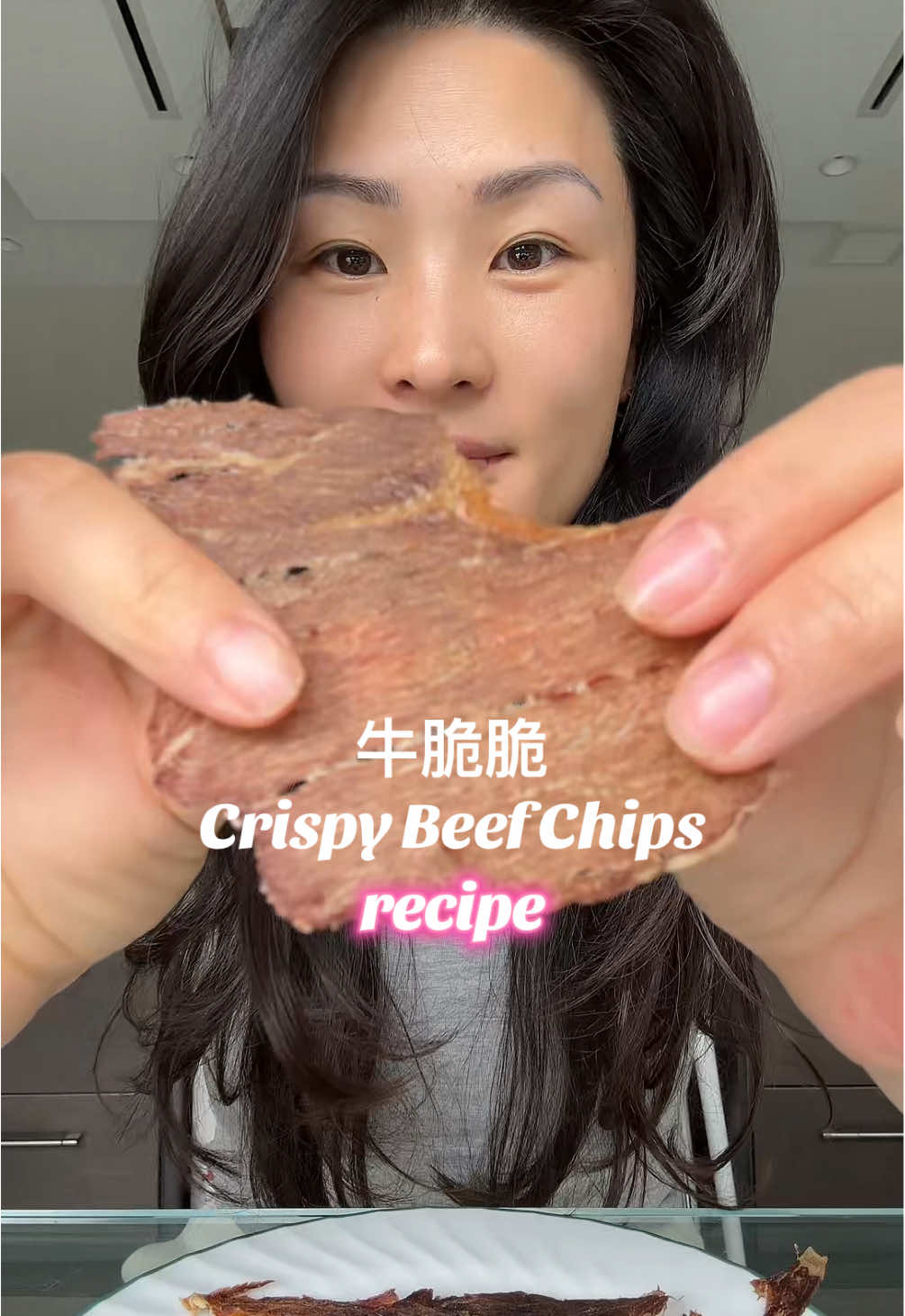 Crispy Beef Chips! Just 2 ingredients and a air fryer! Let me know if you try this!  #contentcreator #vancouver #vancouverBC #vancouverfoodie 