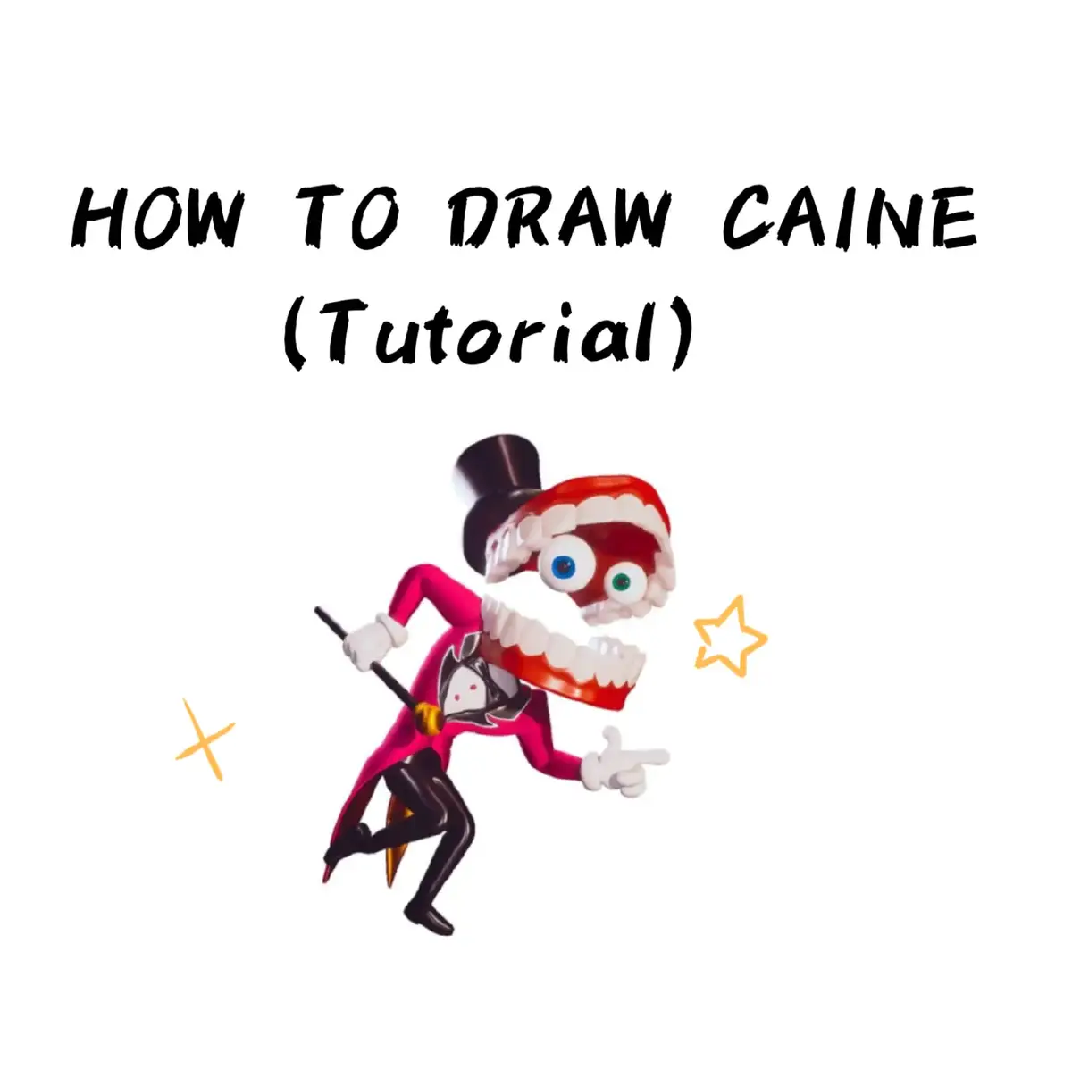 I hope you guys learn something today 😘 #drawingtutorial #xbycza #tadc #caine #theamazingdigitalcircus