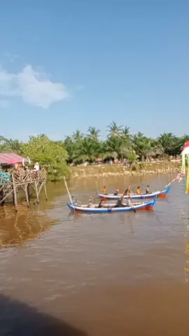 pacu sampan  pemuda desa sepahat meriah kan HUT kemerdekaan  #fypシ゚ #budakmelayu #bengkalisriau 