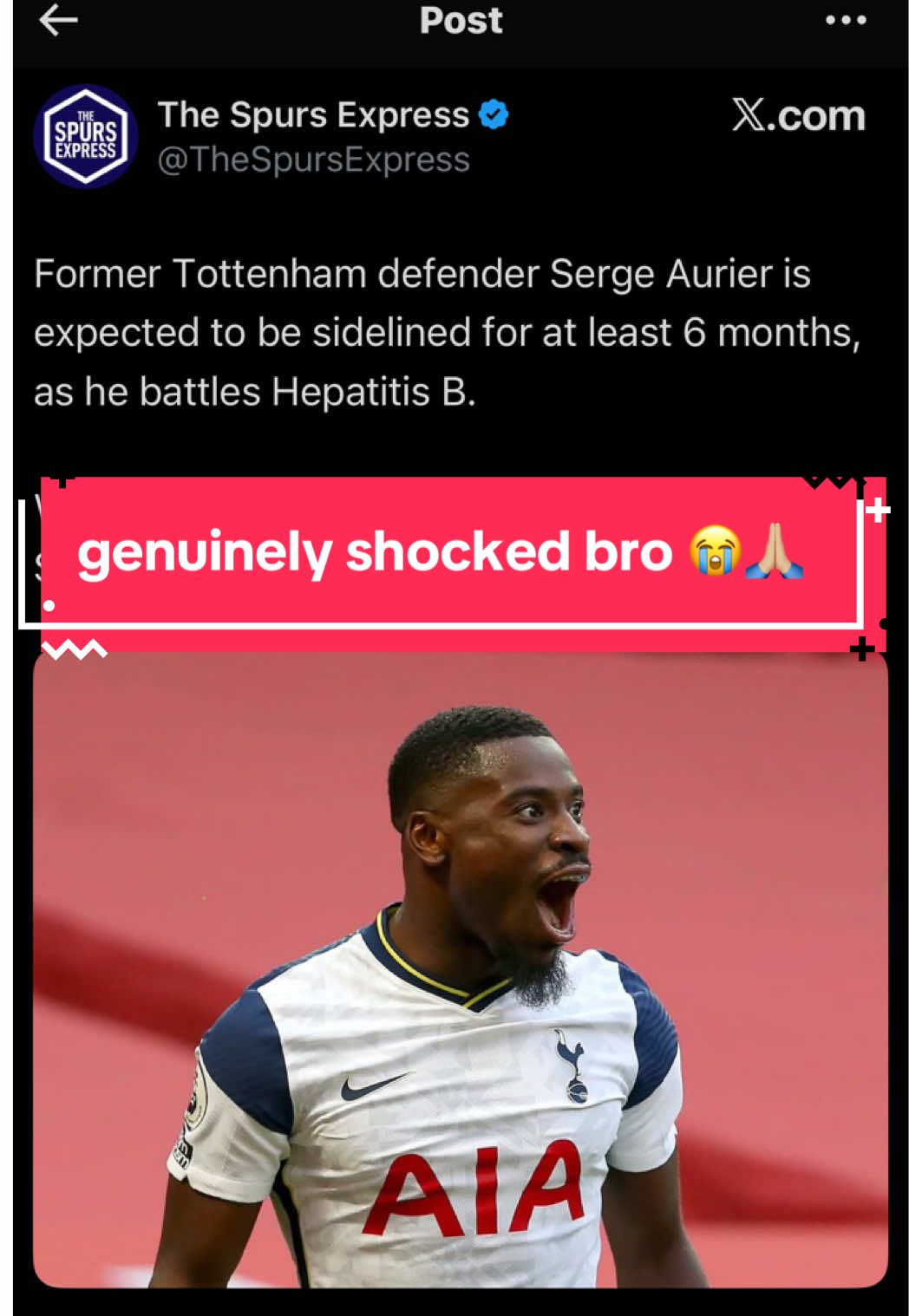 ?????? #fyp #tottenhamhotspur #roethfc #sergeaurier #PremierLeague 
