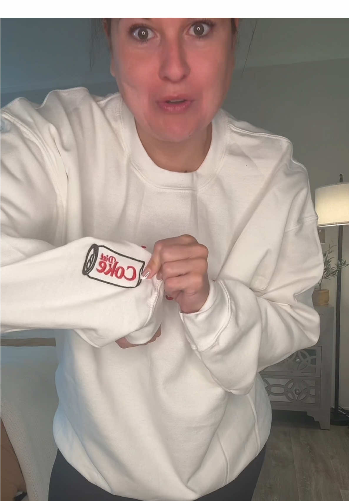 Diet Coke lovers🥰 #dietcoke #dietcokelover #dietcokegirlies #fyp #sweater 