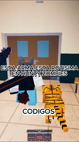 HUNTY ZOMBIE ARMA ROTISIMA CODIGOS PARA USTEDES #roblox #huntyzombies #huntyzombiegame #newgame