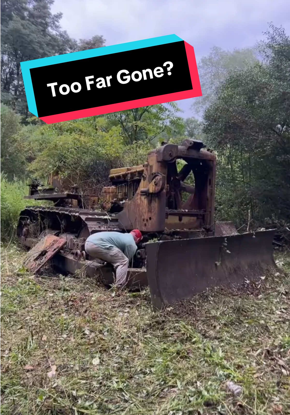 Sometimes it hurts 😢 #cat #dozer #restoration #heavyequipment 