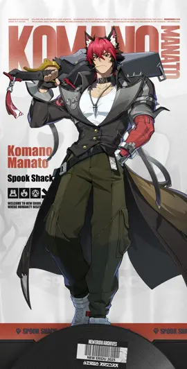 Agent Record | Komano Manato #zzzero #zenlesszonezero #KomanoManato