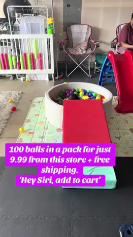 I’ll never stop telling fellow moms about this good deal. #freeshipping #playarea #ballpit 