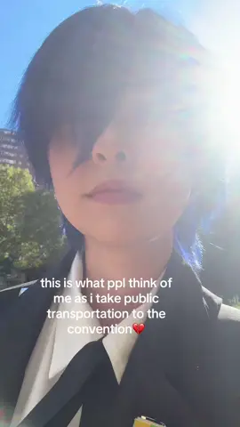 it doesn’t bother me but i forget it’s just a regular ahh day for people #animenyc #persona3 #cosplay 