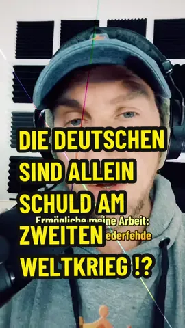 Wie einst behauptet wurde, dass die Deutschen die Alleinschuld am ersten Weltkrieg tragen (was eine reine Lüge war), so behauptet man in offizieller Geschichtsschreibung bis heute, dass die Deutschen die Alleinschuld am zweiten Weltkrieg trifft. Was ebenfalls eine reine Lüge darstellt. #geschichte #ww2history #weltkrieg #ww2 